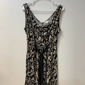 Merona Floral Sleeveless Dress- Size Medium